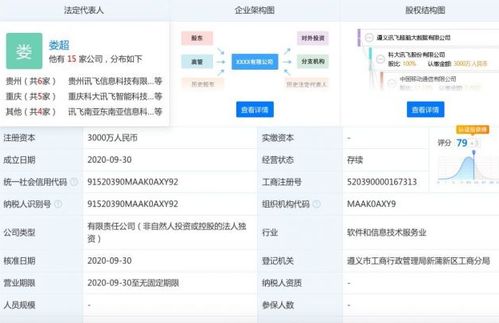 科大讯飞布局西南数据产业，新设遵义大数据公司注册资本达3000万